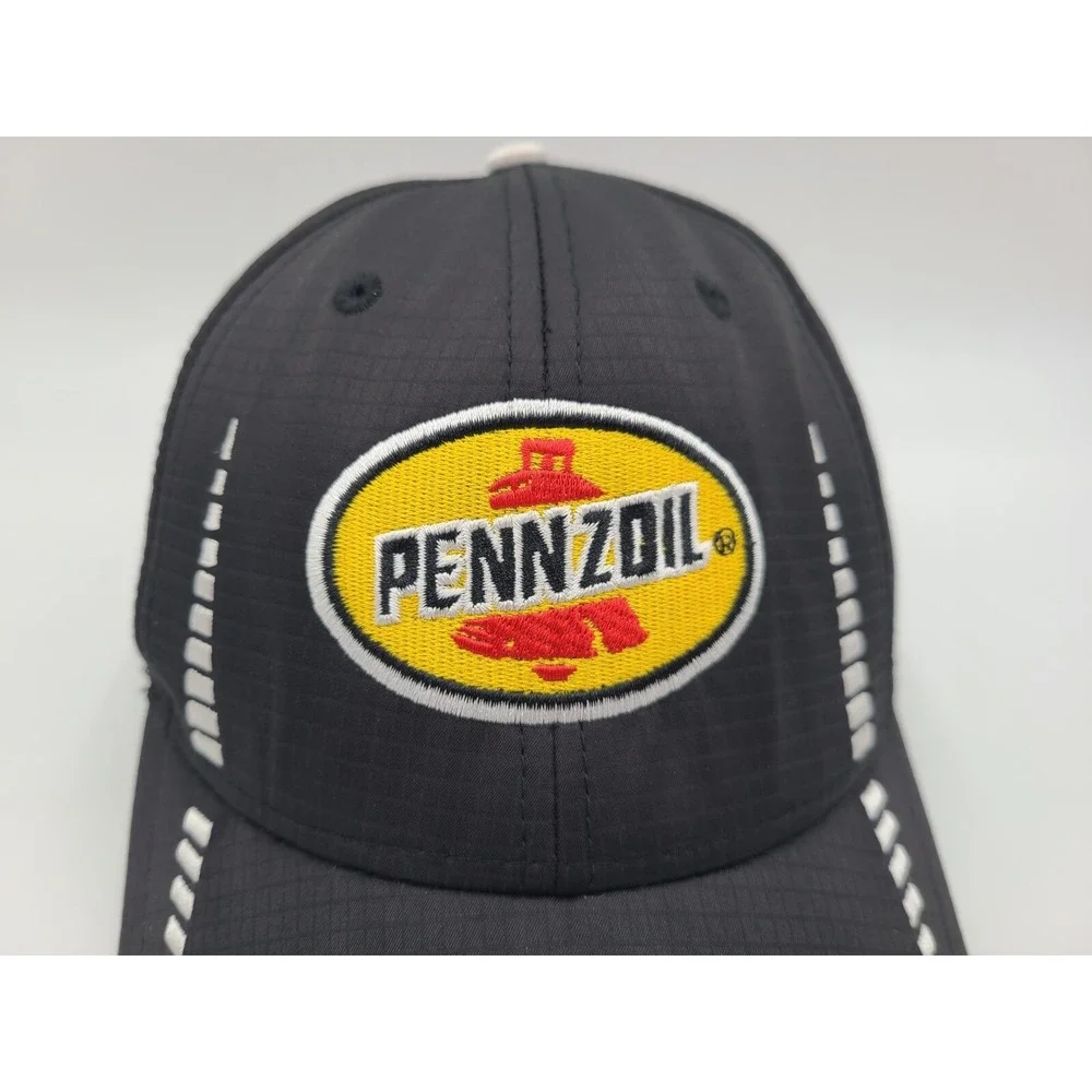 Pennzoil Cap American Golf‎ Snapback Hat Motor Oil Company Dad Men Women Black
